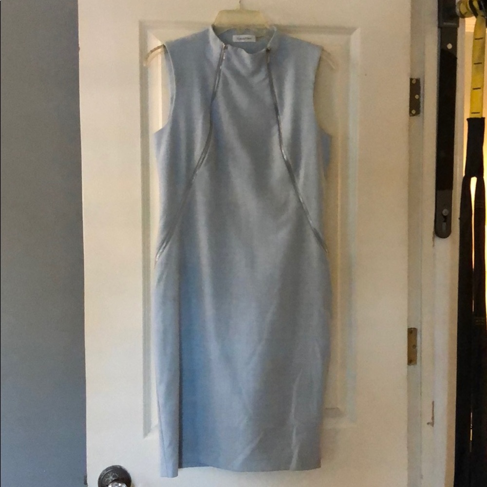 Calvin Klein light blue dress